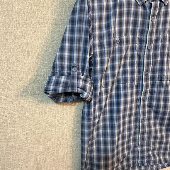 REI Co-op Men’s Plaid Long Sleeve Performance Shirt – Size Medium - Picture 4 of 10